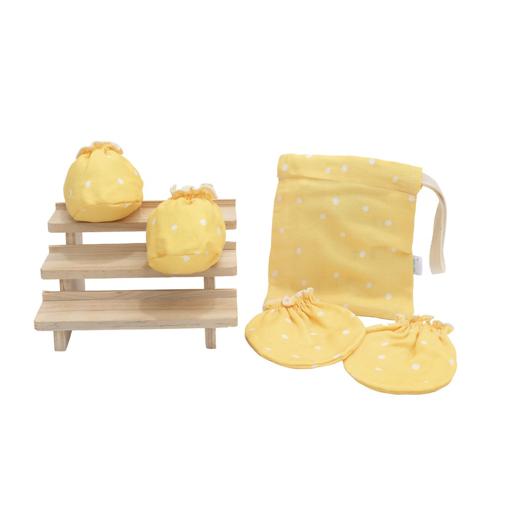 Granny Ben เซตถุงมือถุงเท้า Summer Collection TENCEL™ Muslin Mittens ...
