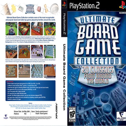 แผ่นเกมส์ PS2 (ส่งไว) Ultimate Board Game Collection ps2 Shopee Thailand