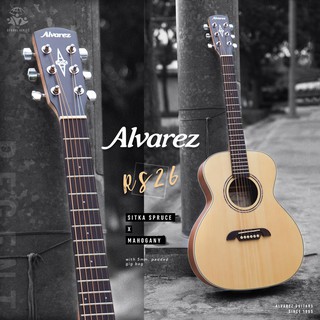 สินค้า Alvarez RS26 กีตาร์โปร่งไซส์ 3/4  (Sitka Spruce / Mahogany) พร้อมกระเป๋า