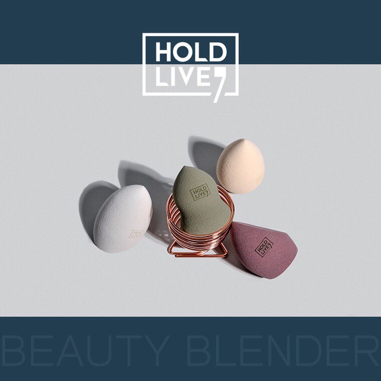 ภาพหน้าปกสินค้าhold live restricted MULTIFUNCTIONAL BEAUTY BLENDER ฟองน้ำไข่**ของแท้ พร้อมส่ง จากร้าน sureewan.ru บน Shopee