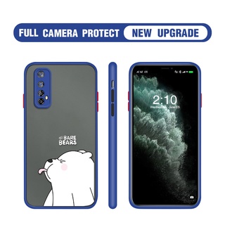สําหรับ Realme 7 X7 Pro 4G/5G 7I C17 Narzo 20 Pro เคสโทรศัพท์มือถือลายการ์ตูนหมีสีขาว