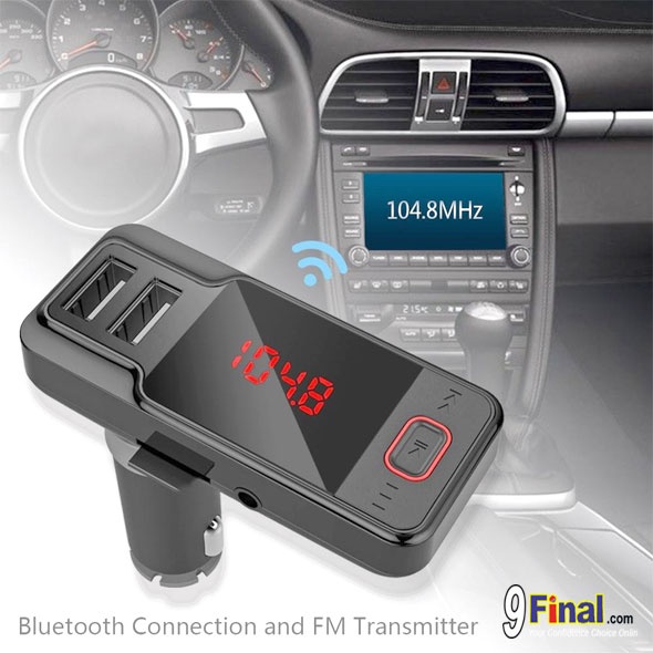 9final-bt719-เครื่องเล่น-mp3-รถยนต์-wireless-bluetooth-speaker-car-kit-lcd-fm-transmitter-mp3-dual-usb-charger