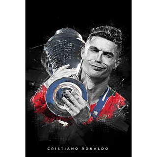 โปสเตอร์ Cristiano Ronaldo คริสเตียโน โรนัลโด Manchester United แมนเชสเตอร์ยูไนเต็ด Manu MUFC แมนยู Red Devils Poster