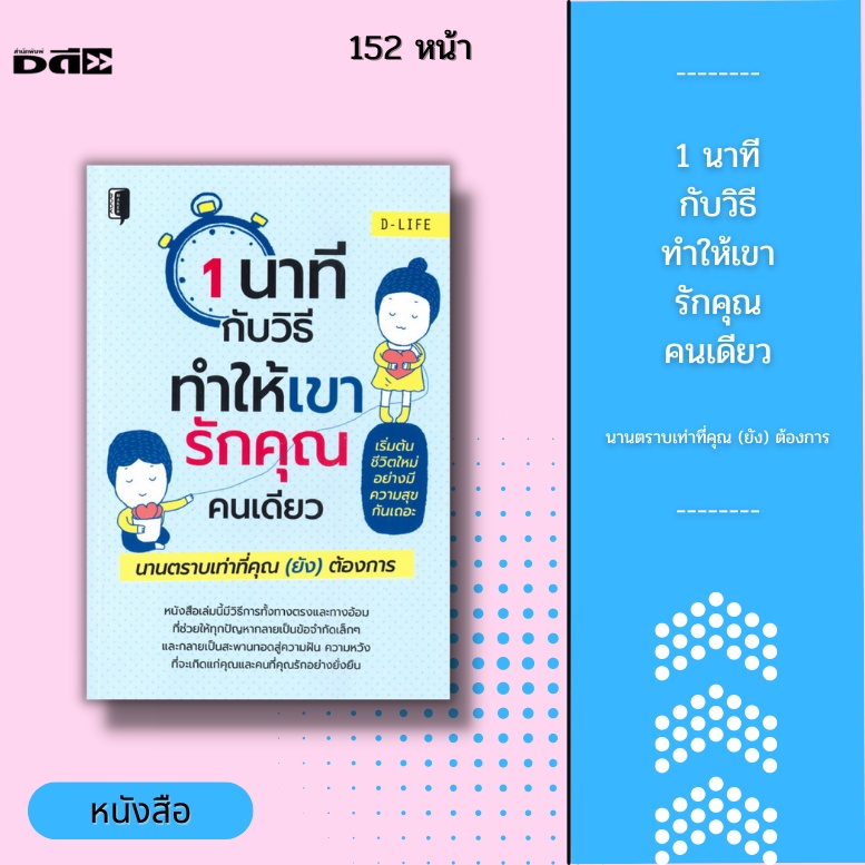 หนังสือ-1-นาทีกับวิธีทำให้เขารักคุณคนเดียว-นานตราบเท่าที่คุณ-ยัง-ต้องการ-การตั้งสติ-ระงับอารมณ์-เพื่อหาทางแก้ไขปัญหา