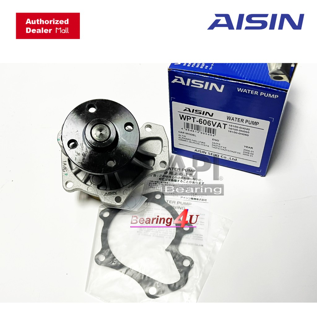 aisin-ปั้มน้ำ-โตโยต้า-แคมรี่-acv40-camry-ปี06-11-เครื่อง-acv40-1az-fe-wpt-606vat-aisin