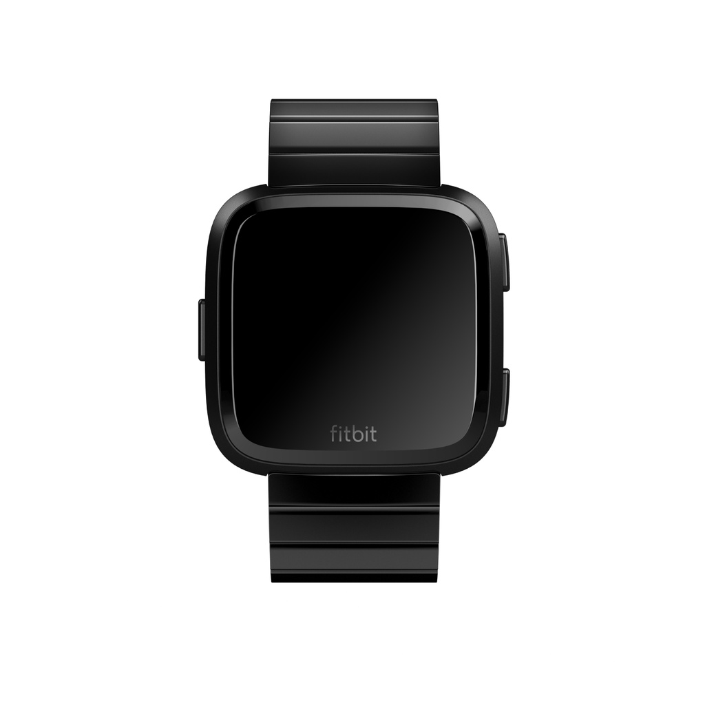 fitbit-versa-accessory-band-stainless-steel-metal-link-black-stainless