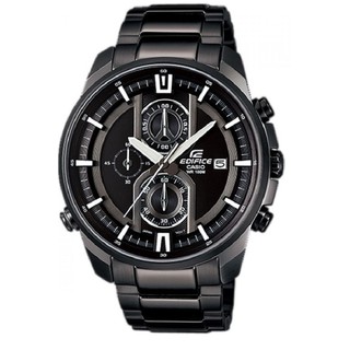 Casio EDIFICE CHRONOGRAPH นาฬิกาผู้ชาย สายสแตนเลส รุ่น EFR-533BK-1A
- Black