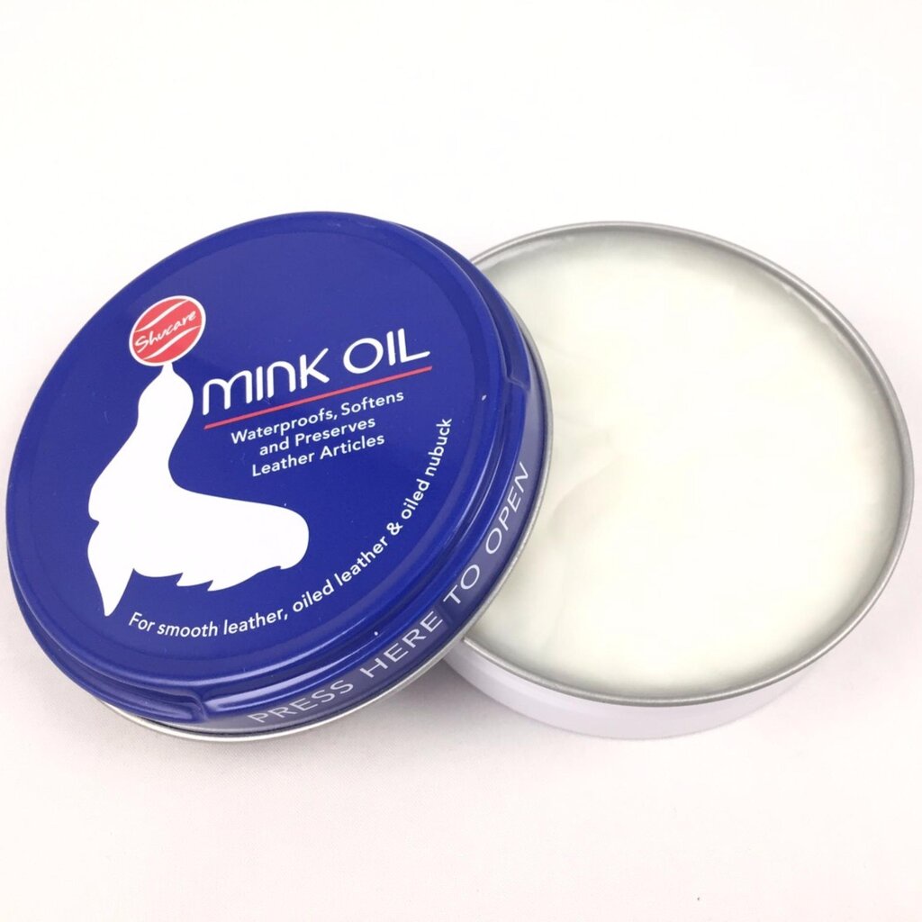 ภาพสินค้าMink Oil ไขปลาวาฬ 100 ml. ครีมรักษาหนังกลุ่มออยล์ให้นุ่มและให้สี เข้มขึ้นตามธรรมชาติของเครื่องหนัง ให้ความเงางามและช่... จากร้าน theshoop บน Shopee ภาพที่ 1