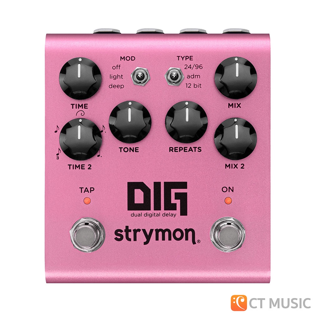 strymon-dig-digital-delay-เอฟเฟคกีตาร์-strymon-dig-dual-digital-delay-v2