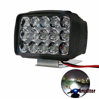 Eruditer☆ ไฟหน้ารถจักรยานยนต์ LED 15 ดวง 1000 Lm สําหรับ ATV