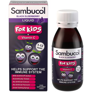 พร้อมส่ง Sambucol for Kids Black Elderberry วิตามินเสริมภูมิ ต้านหวัด สำหรับเด็ก 1-12 ขวบ