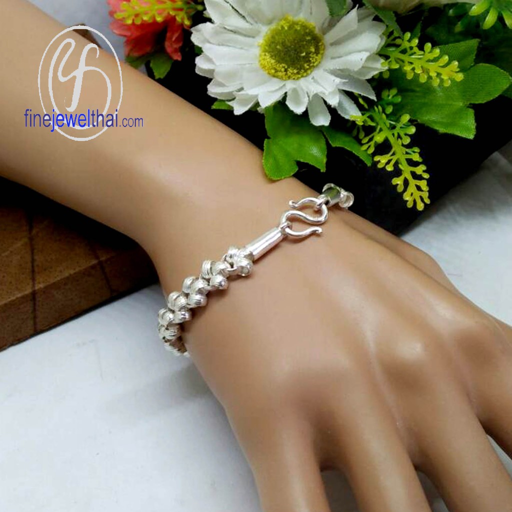 finejewelthai-สร้อยแขนเงิน-สร้อยแขนออกแบบ-สร้อยแขน-เงินแท้-bracelet-silver-design-t10220000