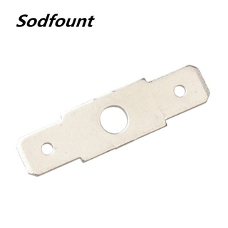 100pcs 6.3 double-headed insert PCB circuit board soldering piece capacitor motor motor insert double-headed hole termin