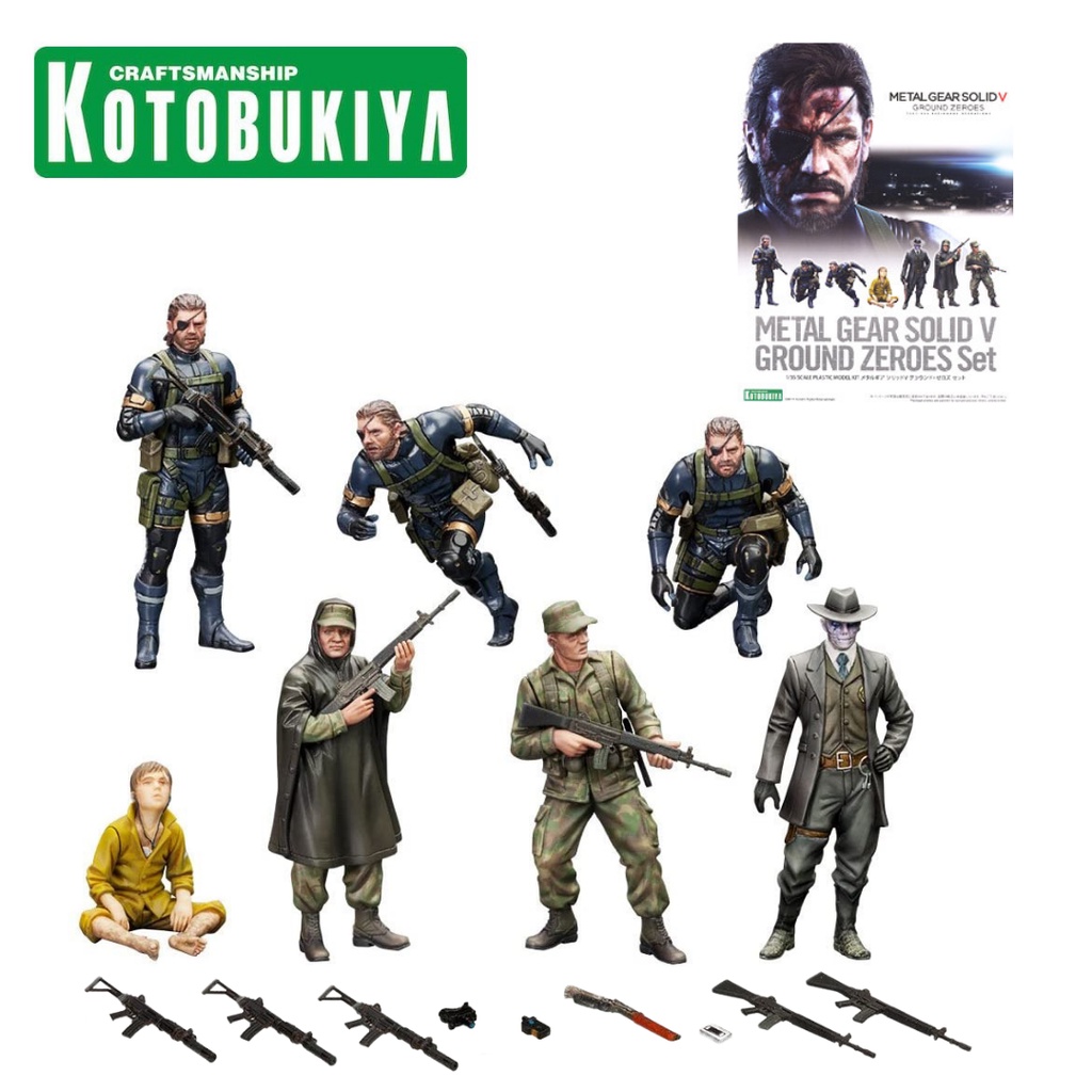 (SOLD OUT) KOTOBUKIYA Metal Gear Solid V - Ground Zeroes Model Kit Set ...