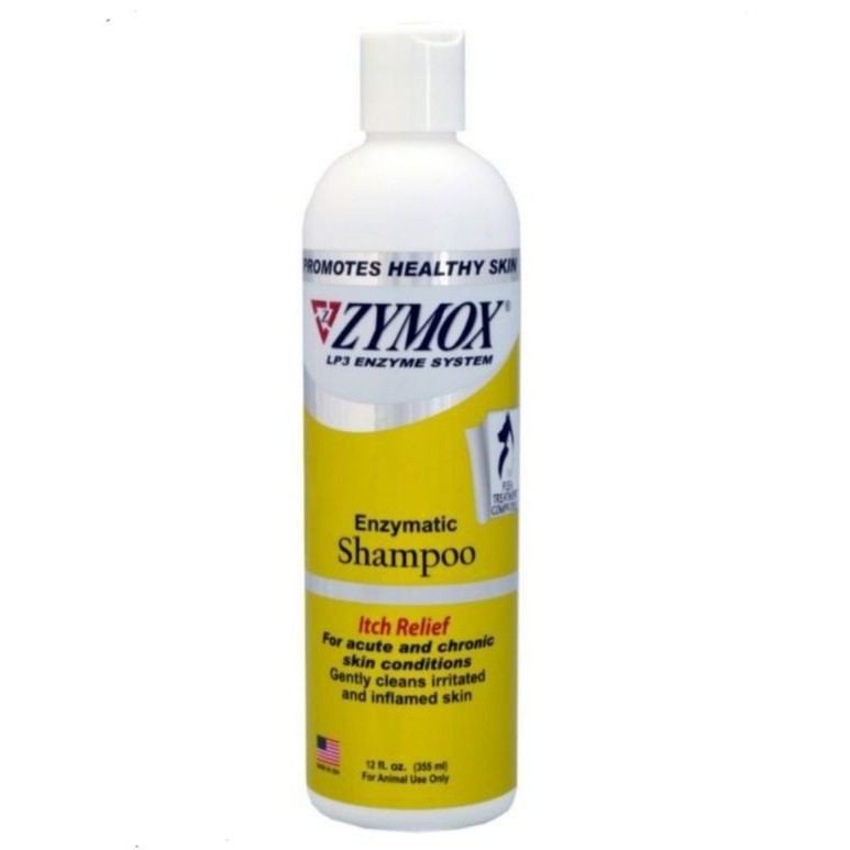 ZYMOX LP3 ENZYME SYSTEM SHAMPOO แชมพูสำหรับโรคผิวหนังสุนัยและแมว 355