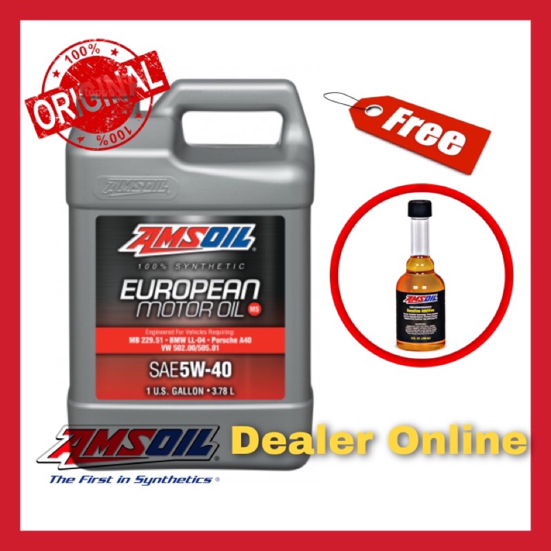 amsoil-european-premium-synthetic-sae-5w-40-น้ำมันเครื่องสังเคราะห์แท้-100