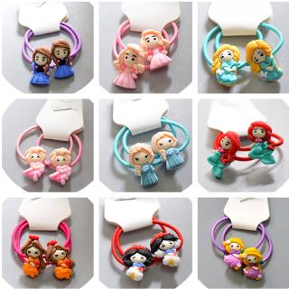 ( Kt ) ที่คาดผมลายการ์ตูนสไตล์เกาหลีสําหรับเด็กผู้หญิง 2 ชิ้น