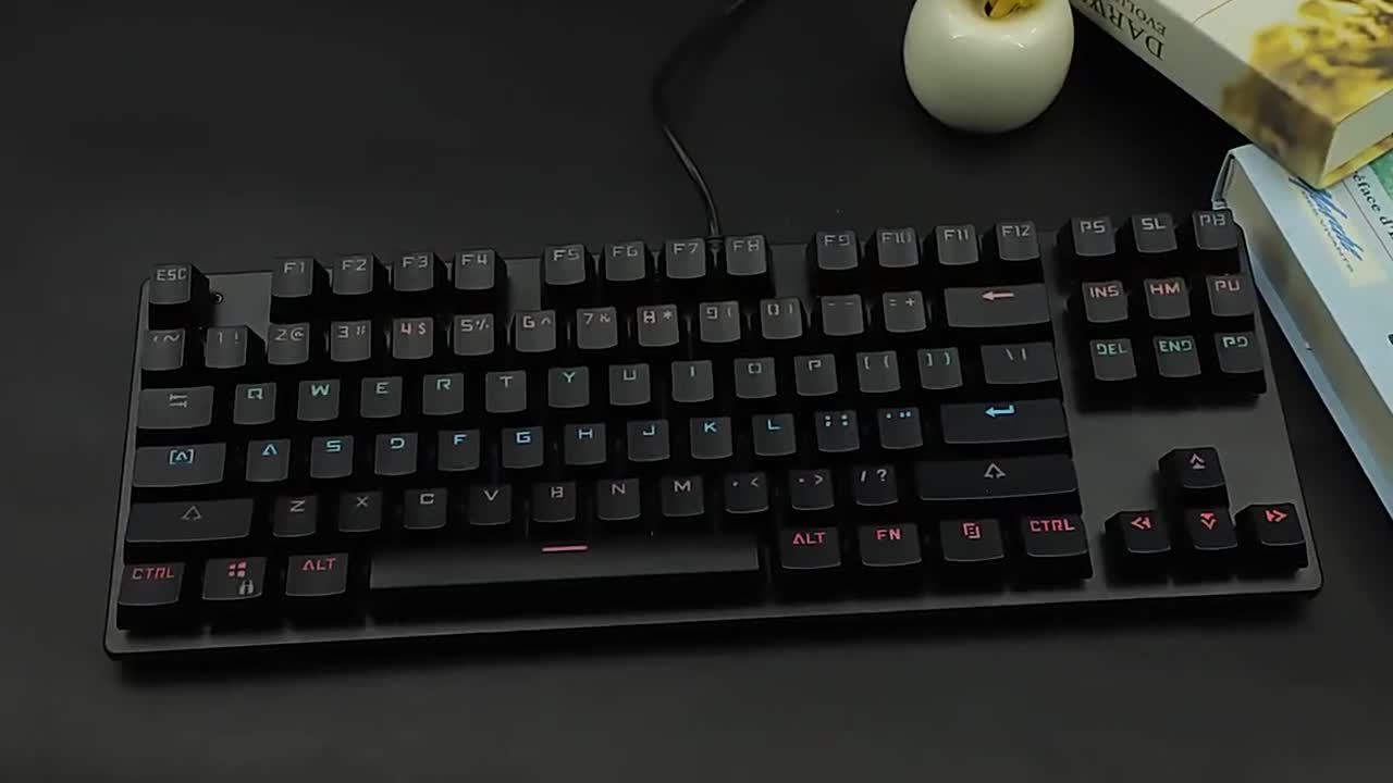 คีบอร์ดเกมมิ่ง-blue-switch-mechanical-keyboard-gaming-keyboard-led-rgb-glowing-colorful-keyboard