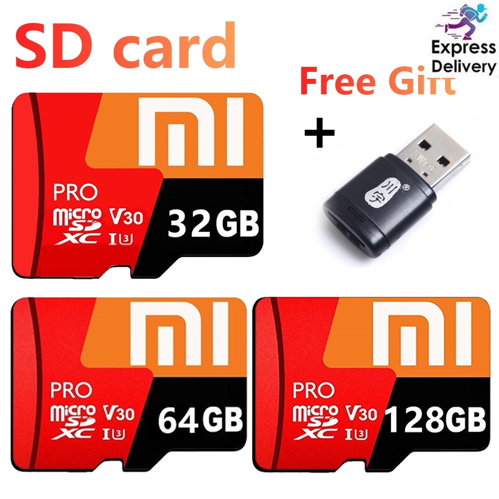 Micro Card 32GB/64GB/128GB MicroSD Memory Micro SD Card for XIAOMI ...