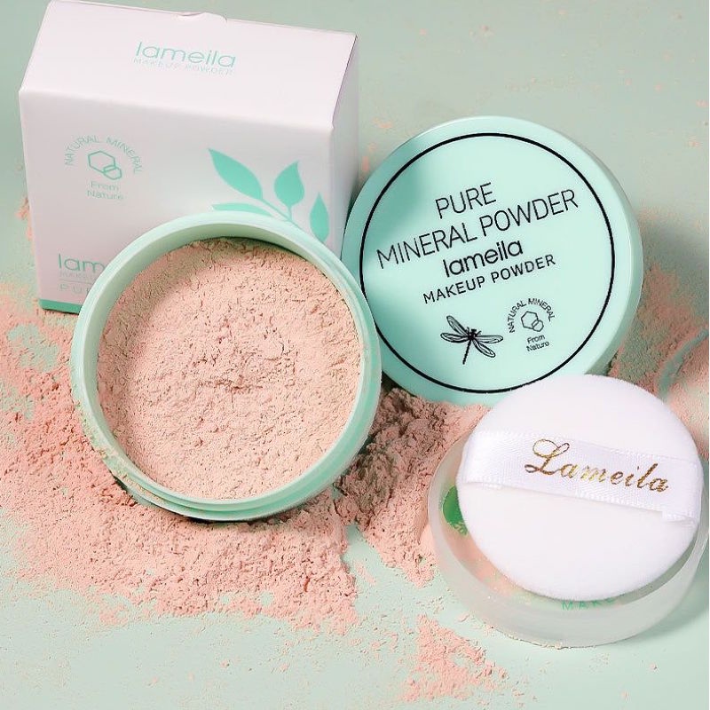 lameilarefreshing-mineral-loose-powder-คอนซีลเลอร์เนื้อบางเบา-naked-natural-น้ำหนักเบาประณีตซ่อมผง