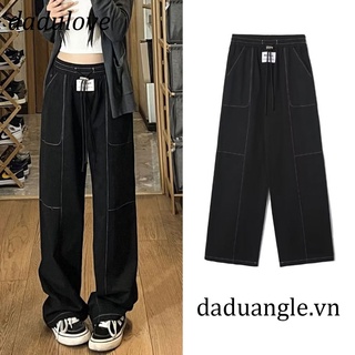 DaDulove💕 New Korean Version Ins Niche Jeans Loose High Waist Wide Leg Pants Fashion plus Size Womens Clothing