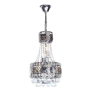 Bouquet lamp CHANDELIER CARINI 52392-5P CLEAR 5-LIGHT Interior lamp Light bulb โคมไฟช่อ ไฟช่อ CARINI 52392-5P สีขาวใส 5