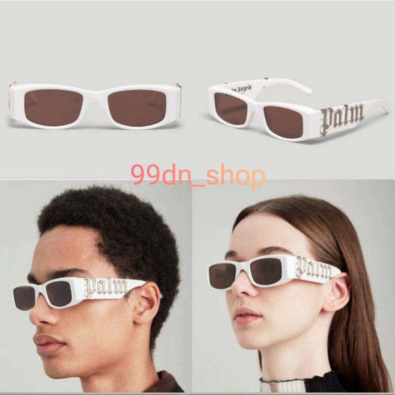 ภาพสินค้าพร้อมส่งจากไทย  New แว่นตาแฟชั่น แว่นตากันแดด ทรงสี่เหลี่ยม ทรงสวย แนวสตรีท UV400 รุ่นPalkmเล็ก จากร้าน 99dn_shop บน Shopee ภาพที่ 2
