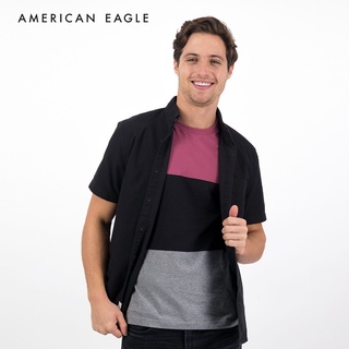 ภาพหน้าปกสินค้าAmerican Eagle Oxford Short-Sleeve Button-Up Shirt เสื้อเชิ้ต ผู้ชาย อ็อกซ์ฟอร์ด แขนสั้น (NMSH 015-2106-001) ที่เกี่ยวข้อง