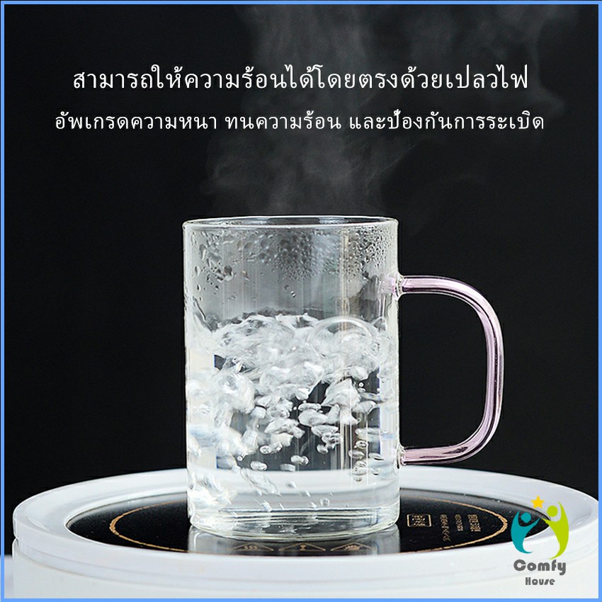 comfy-แก้วกาแฟ-โปร่งใสและทนความร้อน-glass-cup