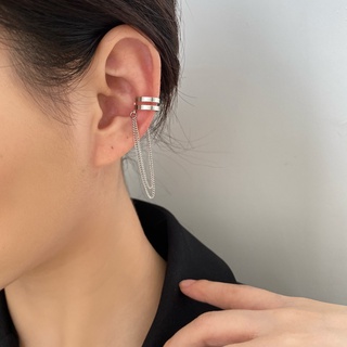 Ear Clip Earring ต่างหูหนีบ ต่างหูคลิป รุ่นใหม่ มีสองสี! สีเงิน สีทอง ใส่เดี่ยว ใส่คู่กับเครื่องประดับอื่นก็เท่ เก๋
