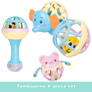 ของเล่นและของสะสม▦◕ของเล่นกระดิ่งมือเด็กยางกัดสามารถต้มได้การศึกษาปฐมวัยทารกแรกเกิด0-6-12เดือนเด็กชายและเด็กหญิง