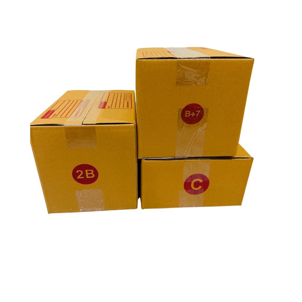 กล่องไปรษณีย์ กล่องพัสดุ เบอร์ C/2B/D/B+7/D+11/2D/2C/C+8/E/S+/C+15 ...