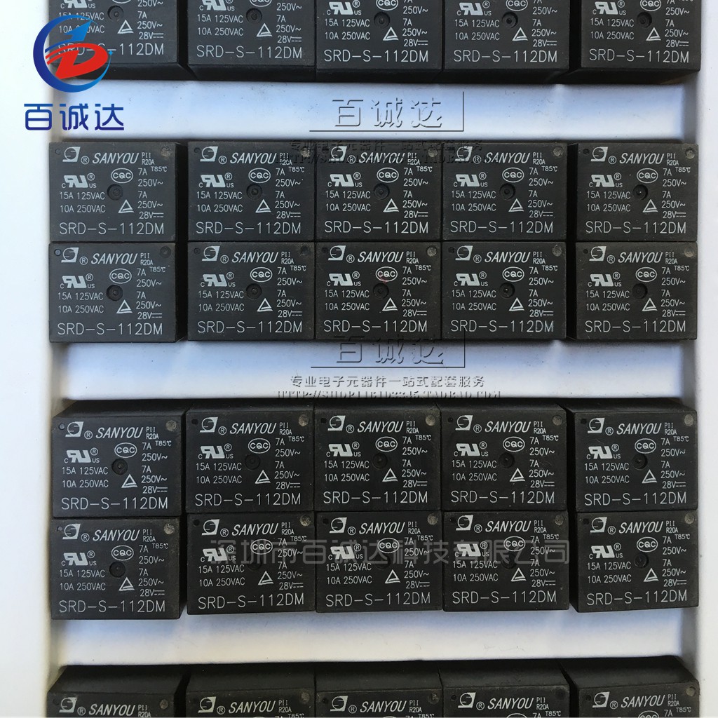 Sanyou รีเลย์ไฟ SRD-S-112DM 12V 4Pin ปกติเปิดเปลี่ยน JQC-3FF-012-1HS ...