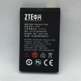 แบตเตอรี่ZTE N600 x850 (Li3810T42P3h553457)