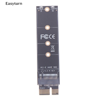 Easyturn อะแดปเตอร์ PCIe 3.0 4.0 x1 เป็น NVMe M.2 PCIe x4 x2 M.2 NGFF SSD ET