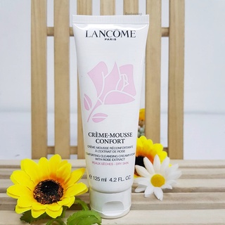 สินค้า Lancome Creme Mousse Confort Cleanser Creamy Foam 125ml โฟมล้างหน้า  สำหรับผิวแห้ง 01/2020