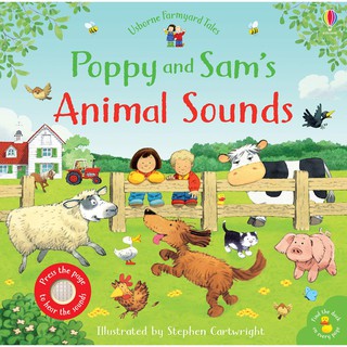 หนังสือนิทานภาษาอังกฤษ Poppy and Sams Animal Sounds Book [Board book]