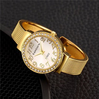 ภาพหน้าปกสินค้านาฬิกาข้อมือนาฬิกาแฟชั่นแบรนด์นาฬิกาผู้หญิงนาฬิกา Rhinestone ที่เกี่ยวข้อง