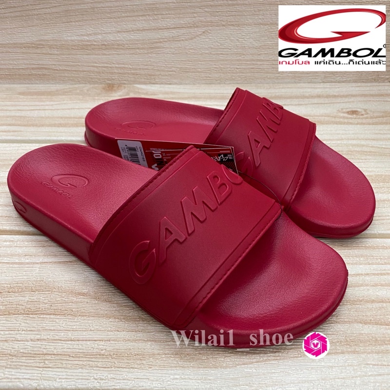 ภาพสินค้าGambol GM 42155 รองเท้าแตะแบบสวม (36-44) สีดำ/กรม/น้ำตาล/แดง/ขาว จากร้าน wilai1_shoe บน Shopee ภาพที่ 4