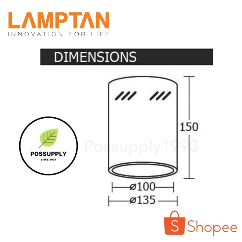 lamptan-dowlight-fixture-4-ทรงกลม