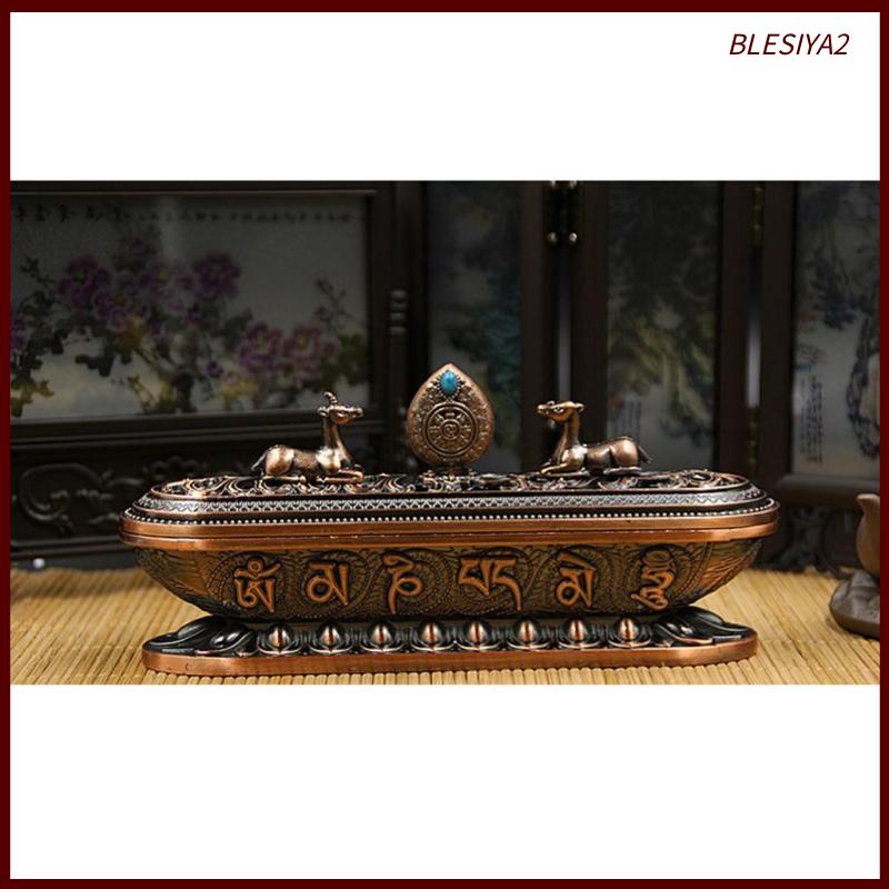 chinese-tibet-tibetan-alloy-incense-censer-burner-metal-crafts-decoration-golden