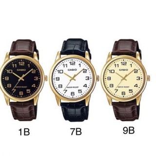 สินค้า Casio Standard นาฬิกาข้อมือผู้ชาย สายหนัง รุ่น MTP-V001GL,MTP-V001GL-1B,MTP-V001GL-7B,MTP-V001GL-9B