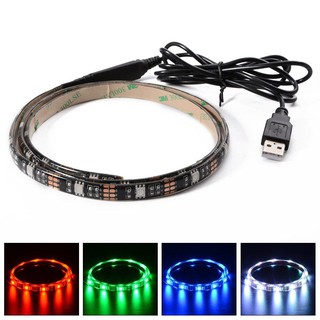 ไฟเส้น Multi-color RGB 90cm 5050 SMD LED กันน้ำ พร้อม USB Cable