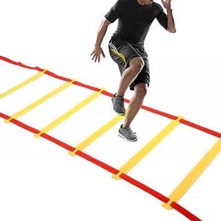 ภาพหน้าปกสินค้าบันไดออกกำลังกาย บันไดฟิตเนส 6 เมตร Speed ladder ฝึกฟุตบอล ฝึกความคล่อง ตัว 12 ขั้น 6 เมตร สีเหลือง/แดง ซึ่งคุณอาจชอบราคาและรีวิวของสินค้านี้