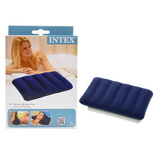 หมอน หมอนเป่าลม หมอนเป่าลมอเนกประสงค์ intex สีน้ำเงิน 227484