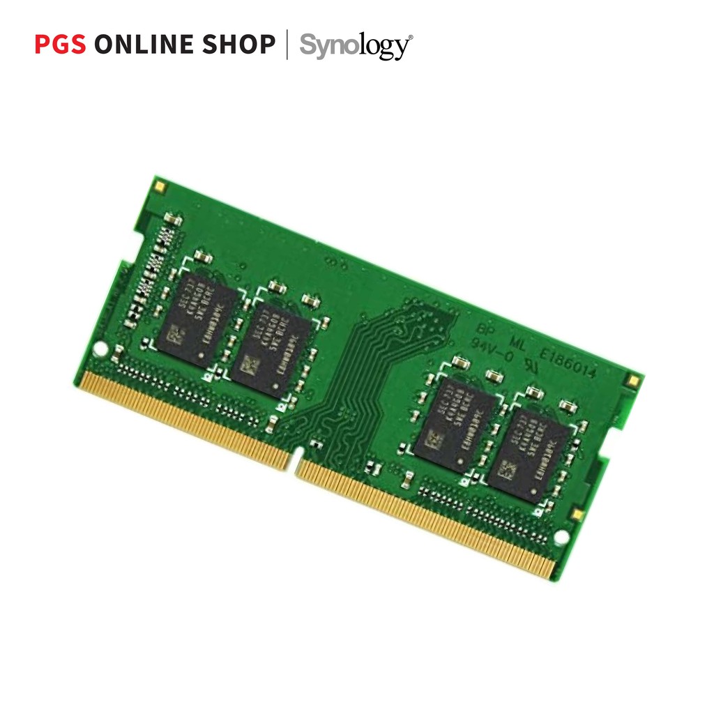 ภาพหน้าปกสินค้าSynology RAM Module D4NESO-2666-4G (แรมสำหรับแนส) For Nas RS820RP+, RS820+, DVA3219 สินค้ารับประกัน 5 ปี จากร้าน pgs_official_store บน Shopee