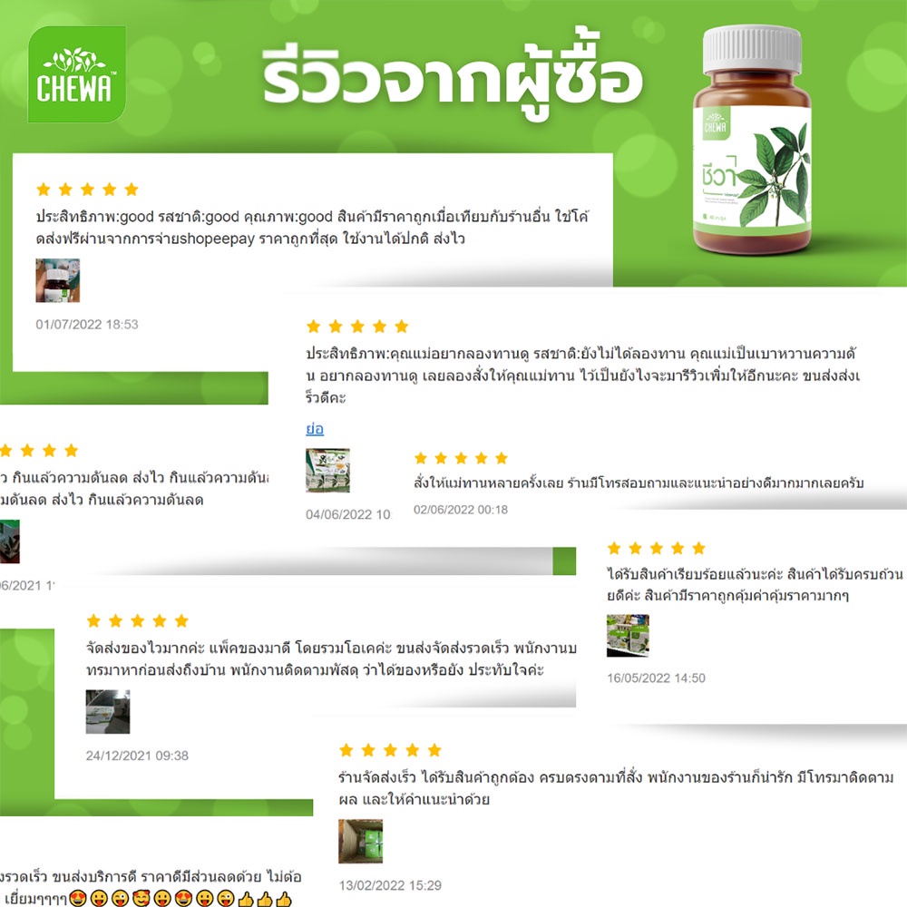 ภาพสินค้าCHEWA  สมุนไพรลดน้ำตาลในเลือด ผักเชียงดา ลดเบาหวาน จากร้าน chewaorganic บน Shopee ภาพที่ 6