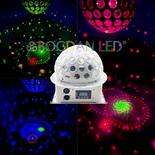 LED Universe Magic Ball Light DMX AC90-240Vไฟหมุนดิสโก้ ไฟกระพริบออโต้ไฟกระพริบตามเสียงเพลงปาร์ตี้ไฟคาราโอเกะDisco Light