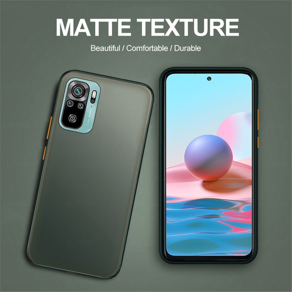 redmi-note-10-4g-case-skin-feel-matte-phone-cover-xiaomi-redme-note10-4g-nota-not-10s-frame-silicone-shockproof-coque