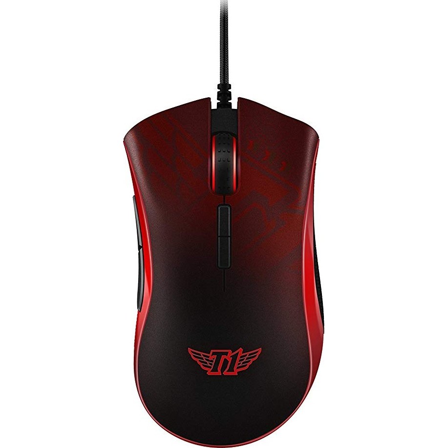 razer-mouse-deathadder-skt-t1-เมาส์เรเซอร์สีแดง-เมาส์เรเซอร์ลายลิมิเต็ด